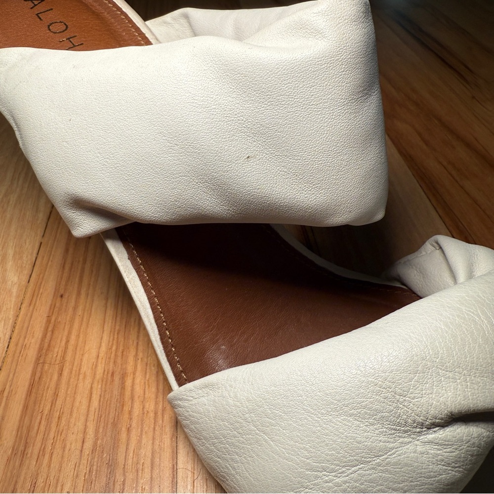 Alohas Twist Leather Heeled Sandal - Picture 11 of 14